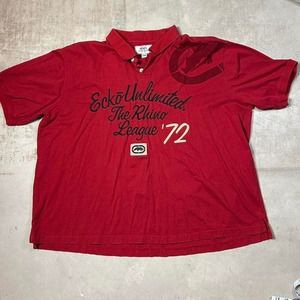 ecko unlimited graphic print polo